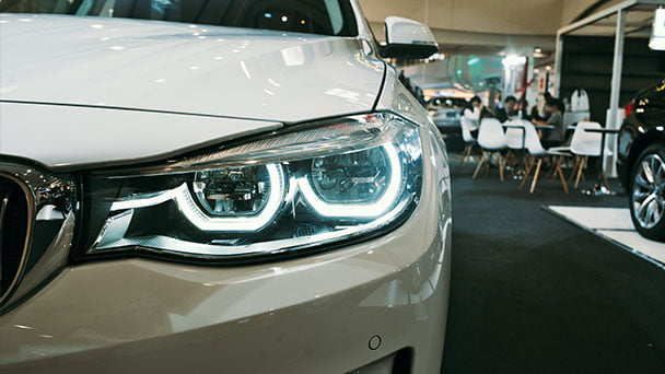 Close up image of car for sale